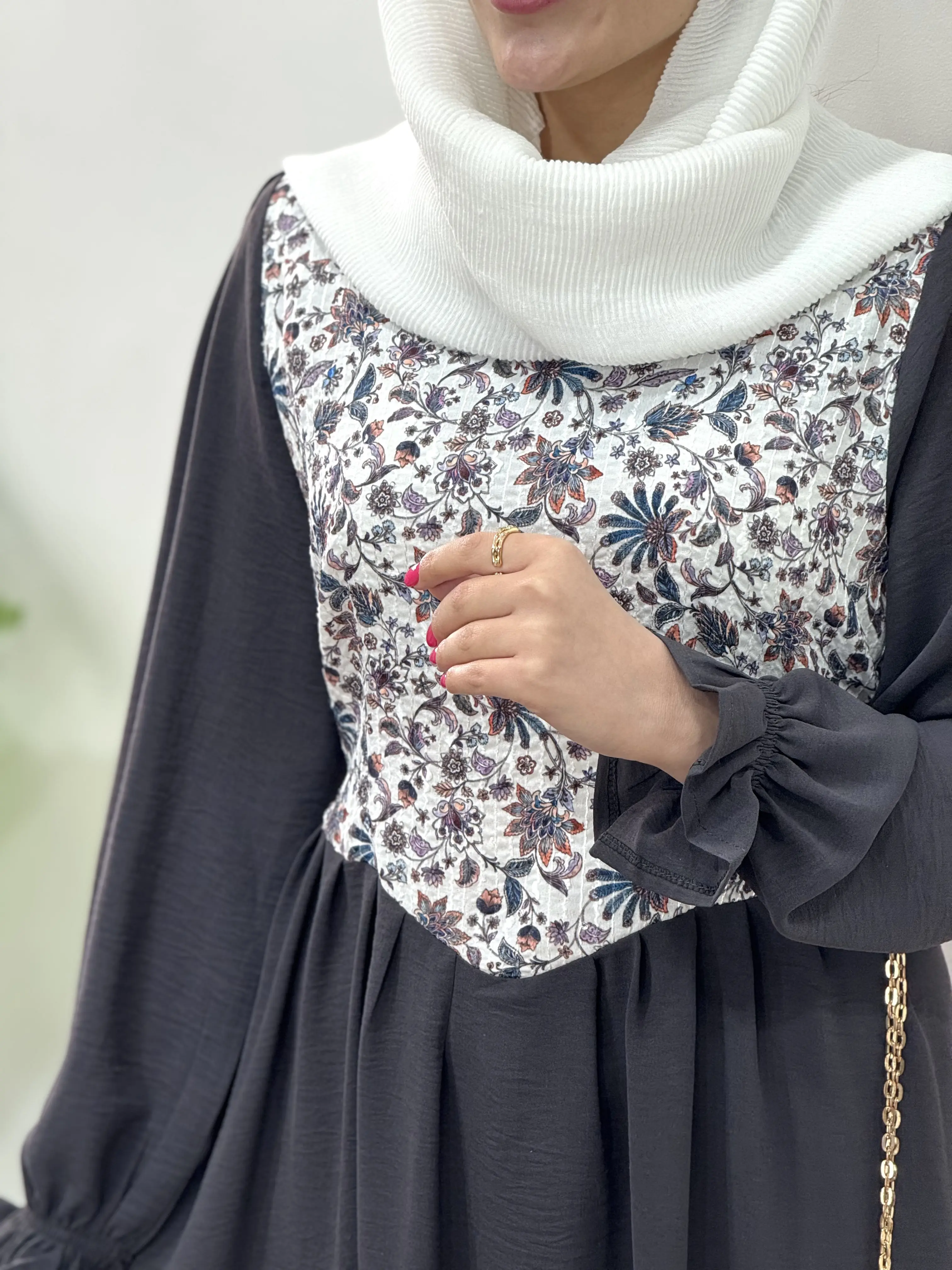 پیراهن مانتویی سوزندوزی شکوفه 1